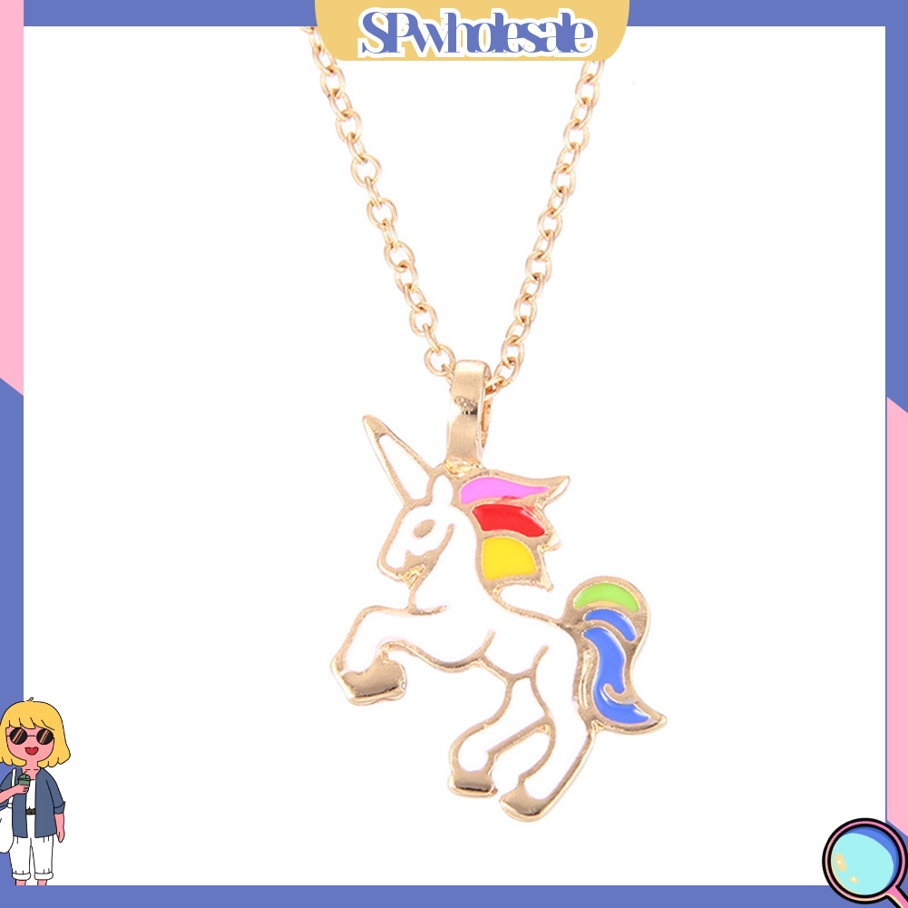 <SPwholesale> Vòng cổ Mặt Hình Kỳ Lân Tráng Men Thời Trang Cho Nữ