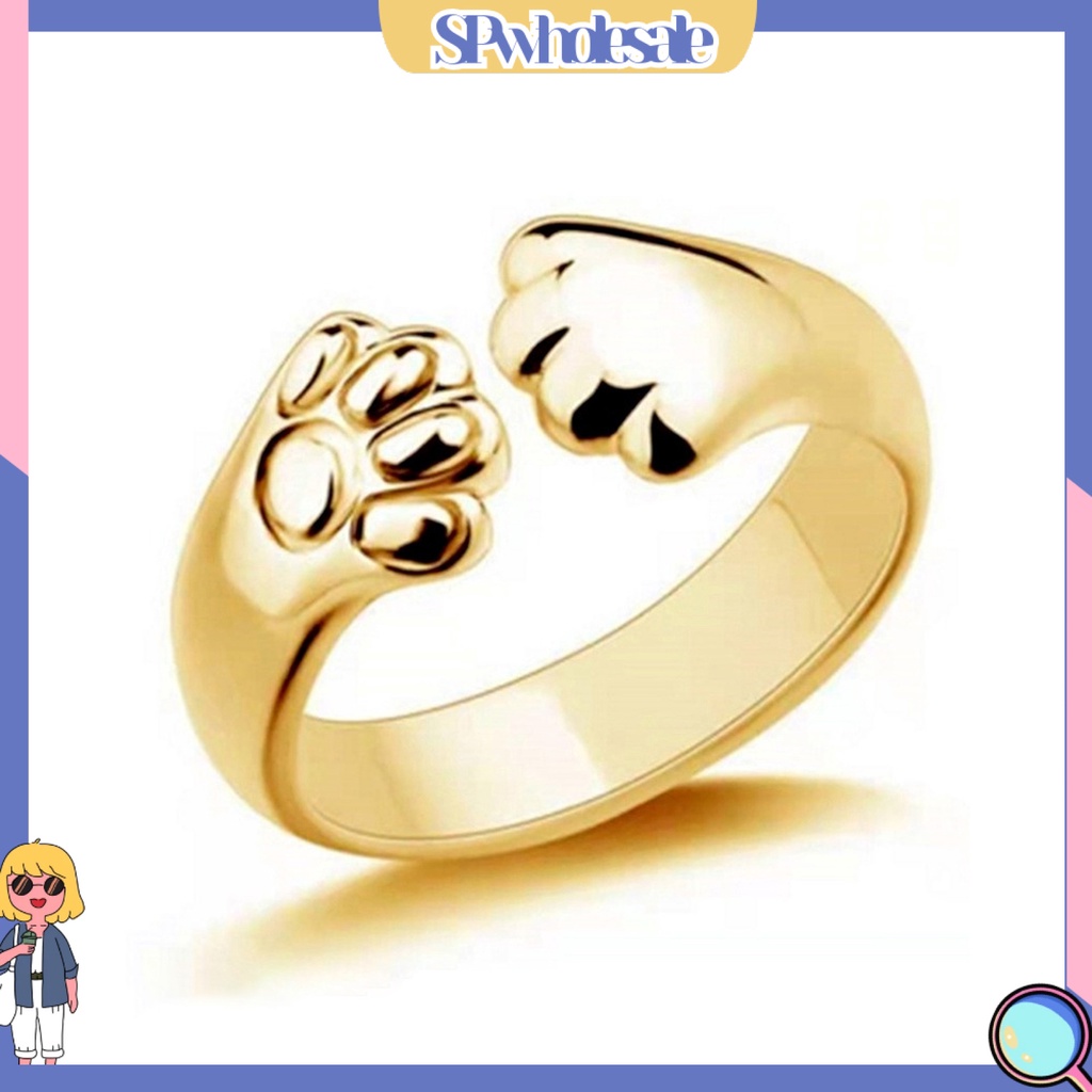 <SPwholesale> Nhẫn Hở Trang Sức Sáng Có Thể Điều Chỉnh Được Sử Dụng Hàng Ngày