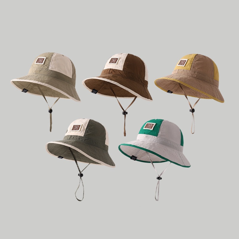 Mũ Tai Bèo Vành Rộng Nhanh Khô Thời Trang Đi Biển Mùa Hè Cho Bé Trai