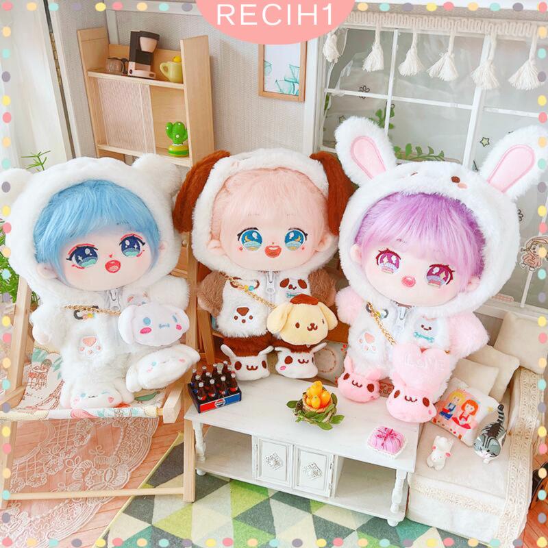 Bộ Đồ Thời Trang Cho Búp Bê 7.8 inch Có Khóa Kéo