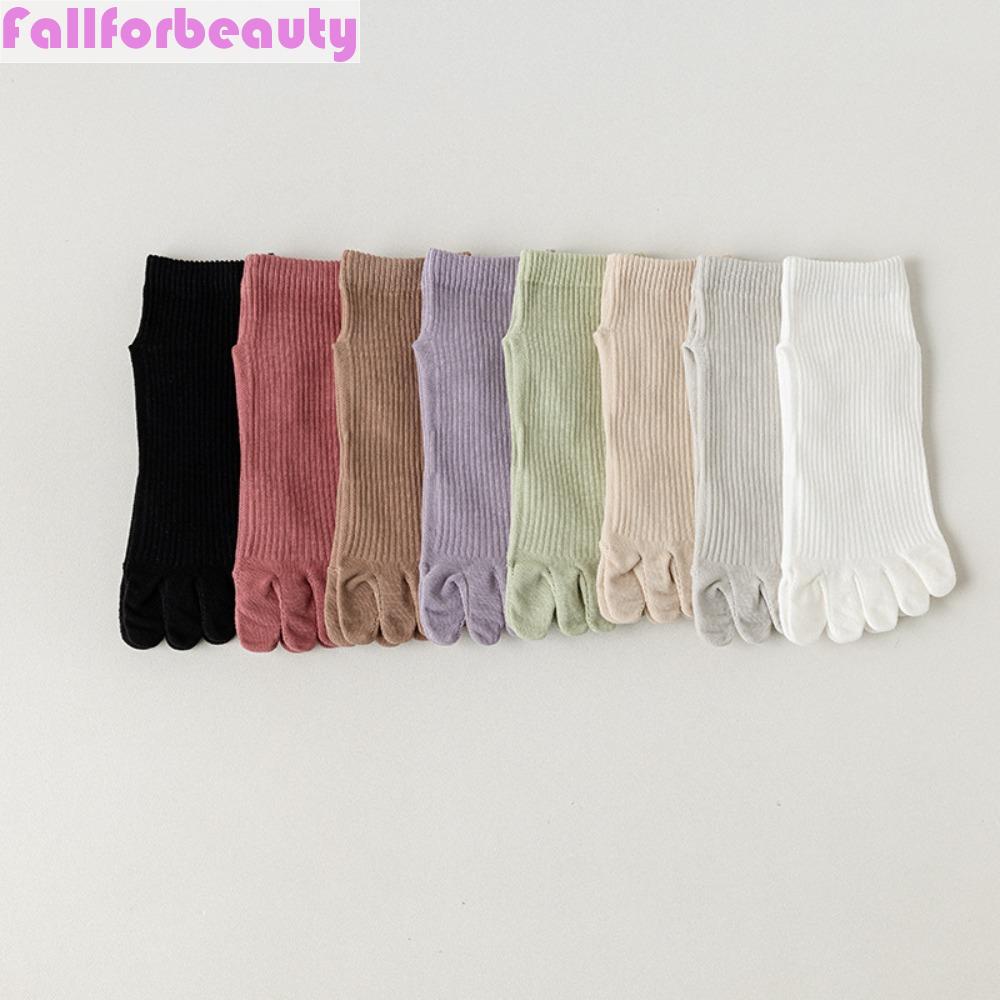 Vớ Cotton Năm Ngón Co Giãn Thoải Mái Dành Cho Nữ Tập Yoga