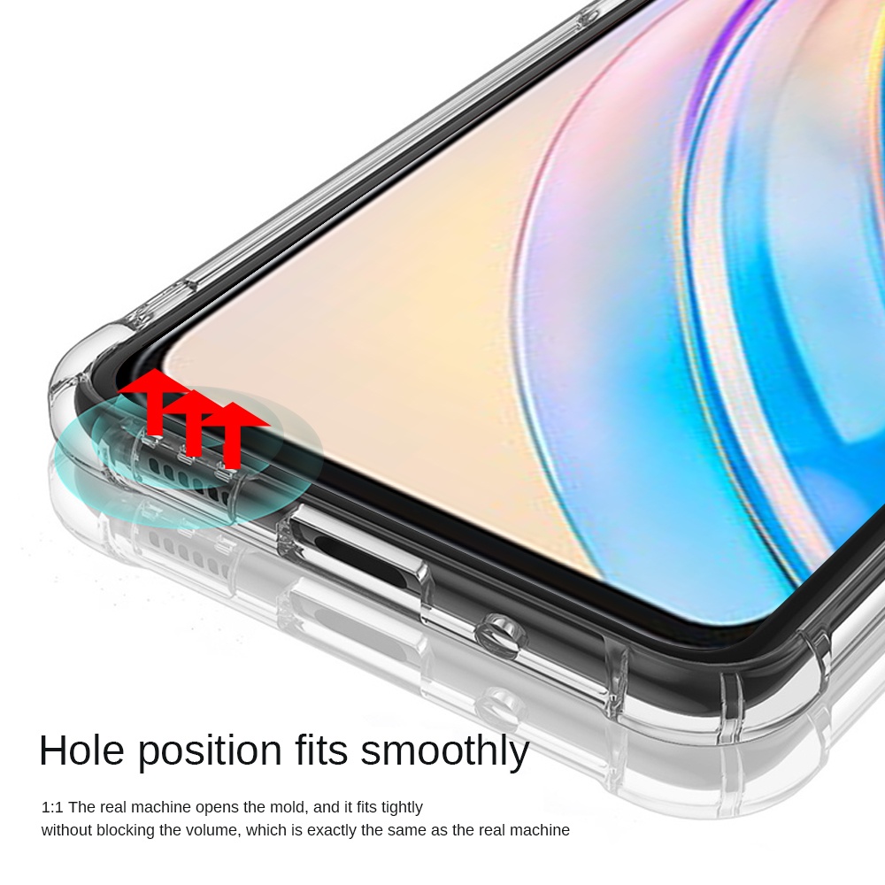 Ốp Điện Thoại Kính Cường Lực 3 Trong 1 Chống Rơi Cho Honor X8a 4G X8 A X 8a HonorX8a