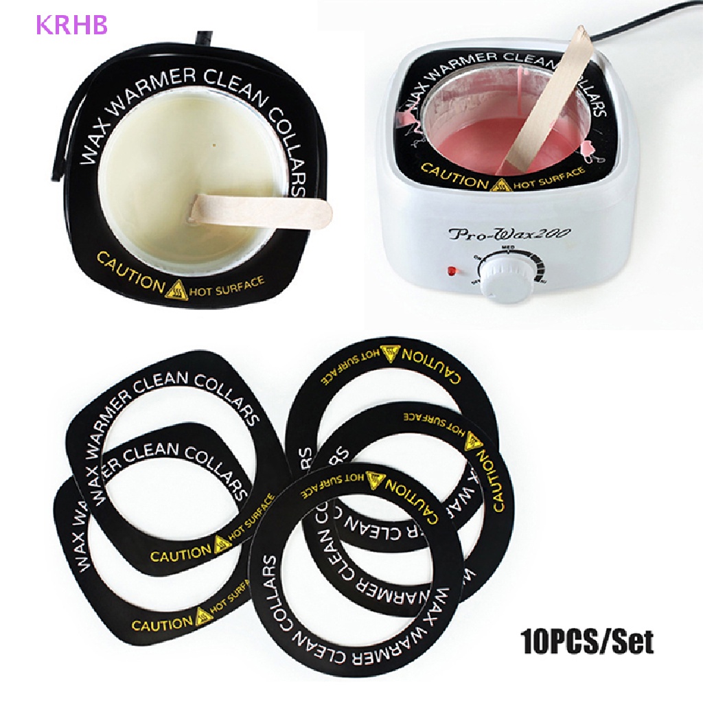 Set 10 Miếng Giấy Wax Hình Tròn / Vuông Tiện Lợi Mới