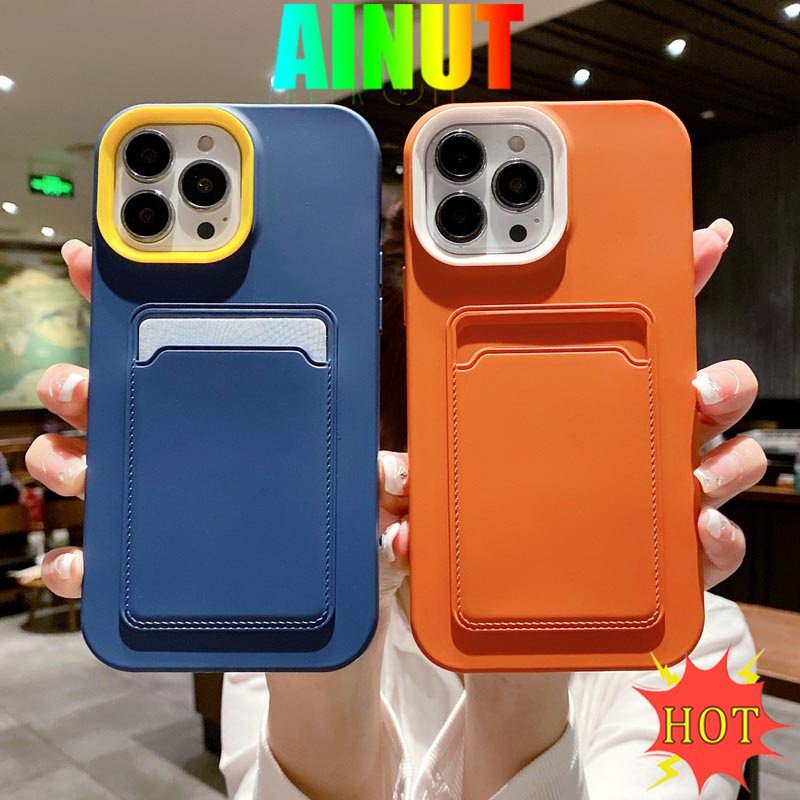 Ốp Điện Thoại TPU Silicon Màu Macaron 3 Trong 1 Chống Bụi Cho IPhone 14 13 6 7 8 Plus 11 12 Pro Max X XS