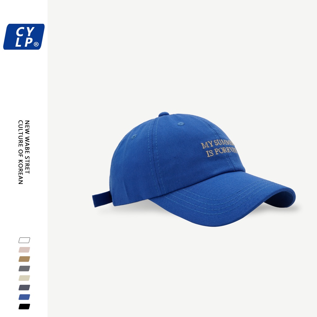 Mũ Lưỡi Trai Thêu Chữ Đơn Giản Thời Trang Hàn Quốc