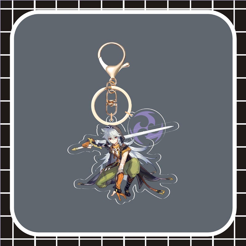 Móc Khóa Hình Nhân Vật Margot Anime Genshin Va Chạm