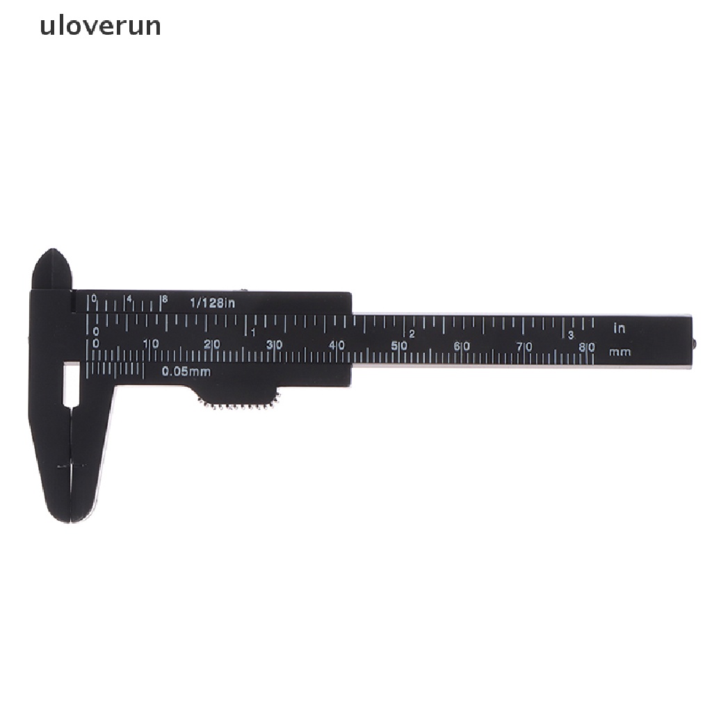 1 Thước Đo Lông Mày Mini 0-80MM Bằng Nhựa Tiện Dụng