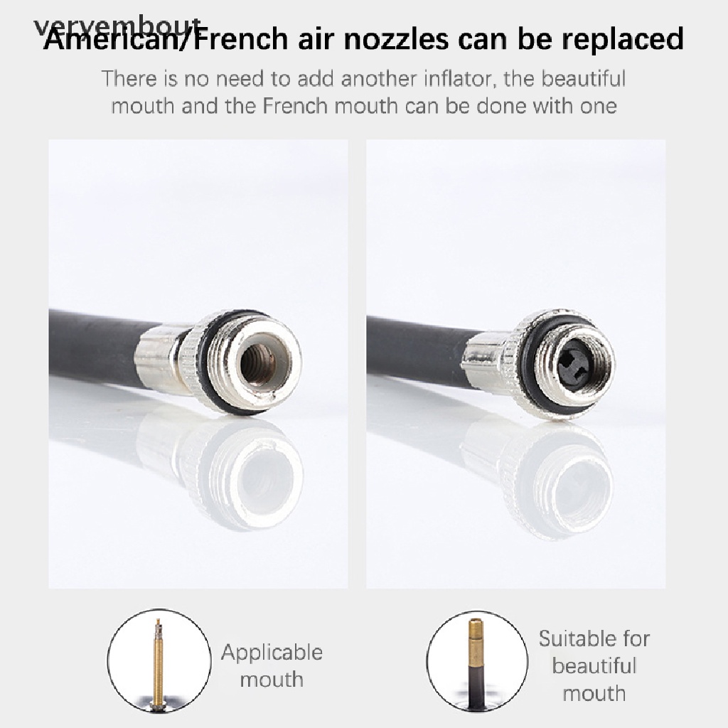 Bơm Xe Đạp Mini Cầm Tay 100Psi Chất Liệu Hợp Kim Nhôm