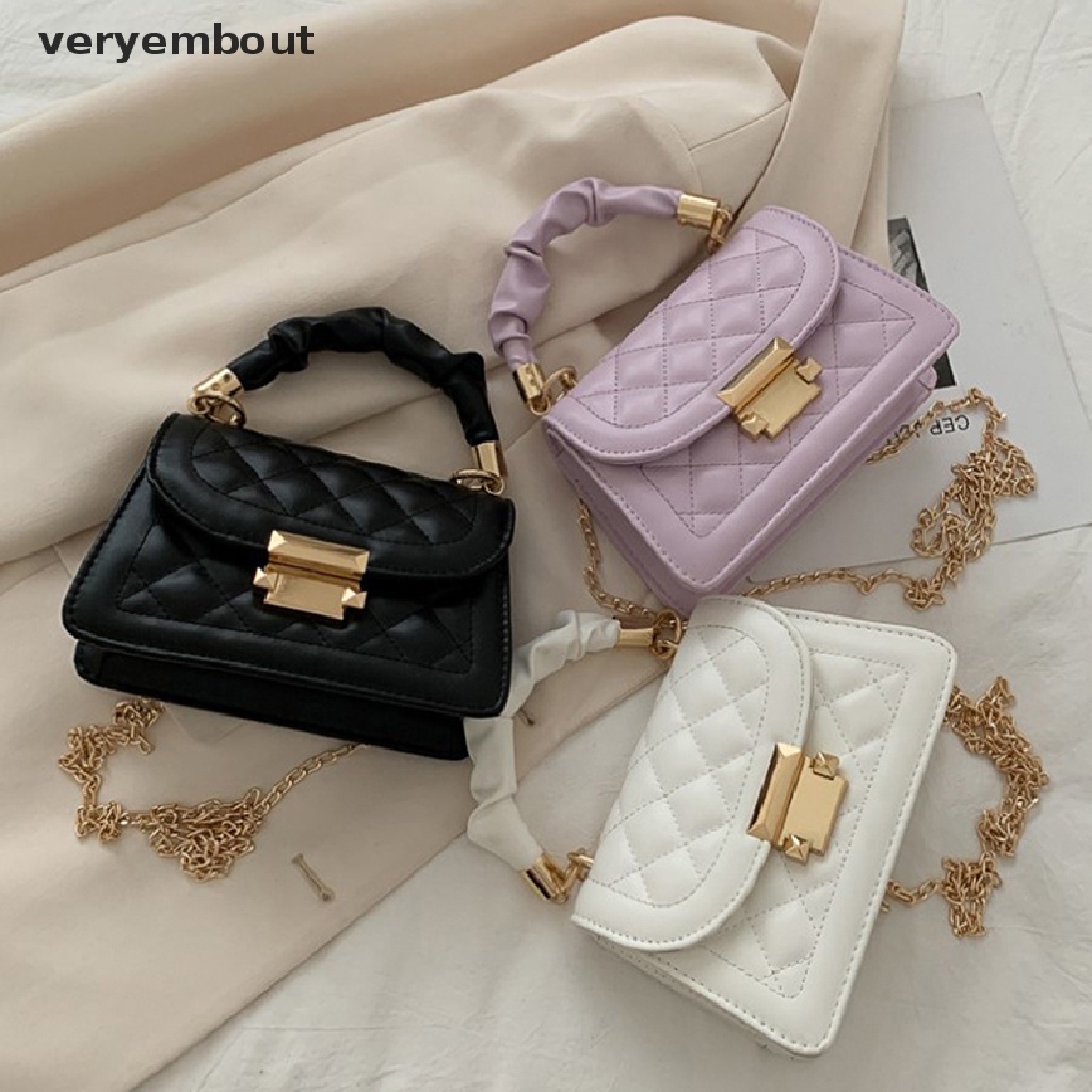 Túi Đeo Chéo Vai Bằng Da PU Họa Tiết Thêu Thời Trang Sành Điệu Cho Nữ