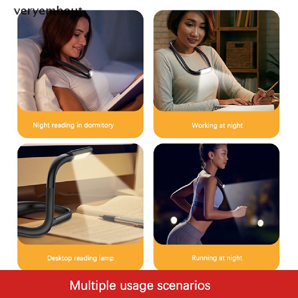 1 Đèn LED Đọc Sách Có Thể Điều Chỉnh Độ Sáng Tiện Dụng