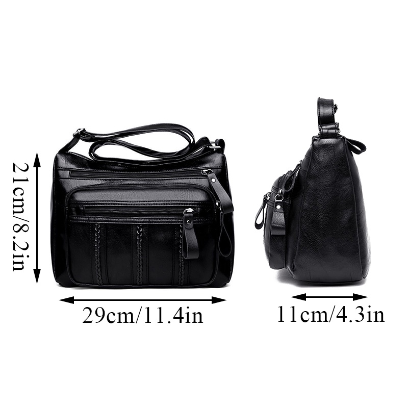 Túi Xách Da PU Cỡ Lớn Thiết Kế Đơn Giản Thời Trang Cho Phụ Nữ Trung Niên