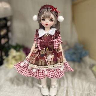 Đồ chơi búp bê trang điểm 3d bjd 30cm 6 khớp