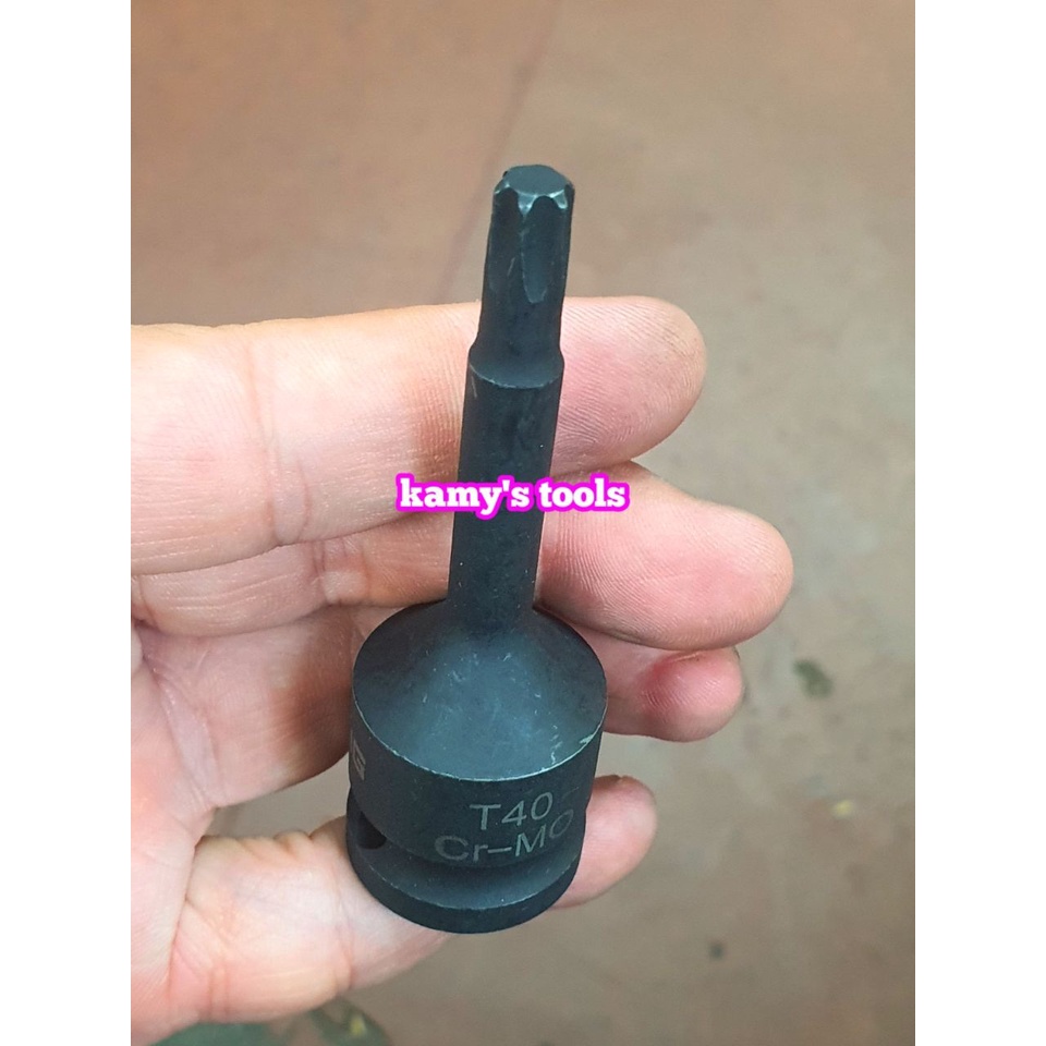 Đầu tuýp lú đầu bông sao 1/2 inch dài 78mm T40 T50 T55 T60 T70 T80 T90 T100