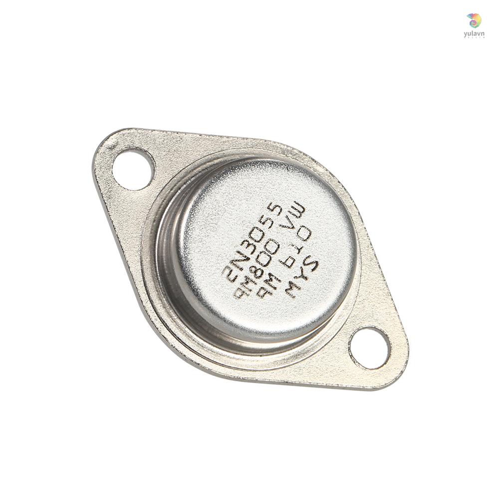 Set 5 Linh Kiện Bán Dẫn NPN TO-3 15A / 60V 2N3055 Bằng Kim Loại Chất Lượng Cao