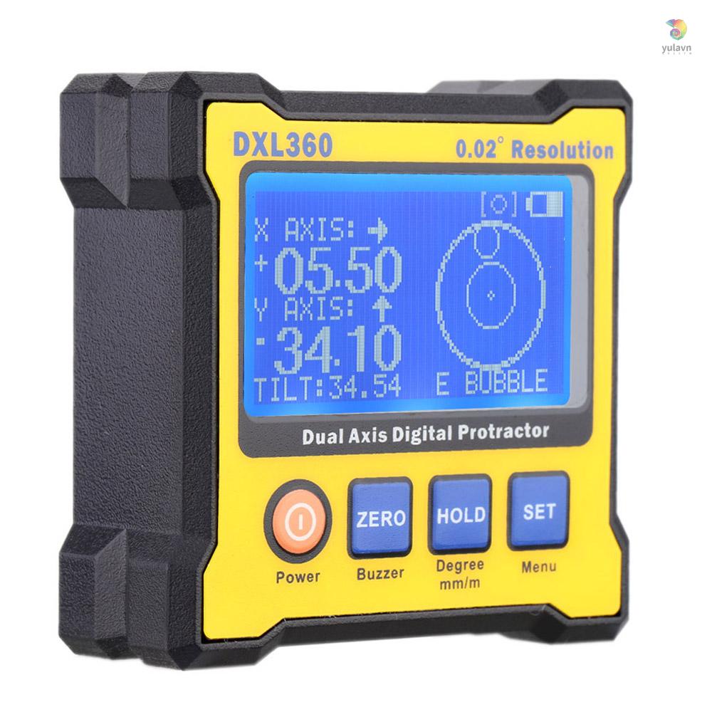 Thước Đo Góc Kỹ Thuật Số 5 Cạnh DXL360 Độ Chính Xác Cao 100-240V 50-60Hz