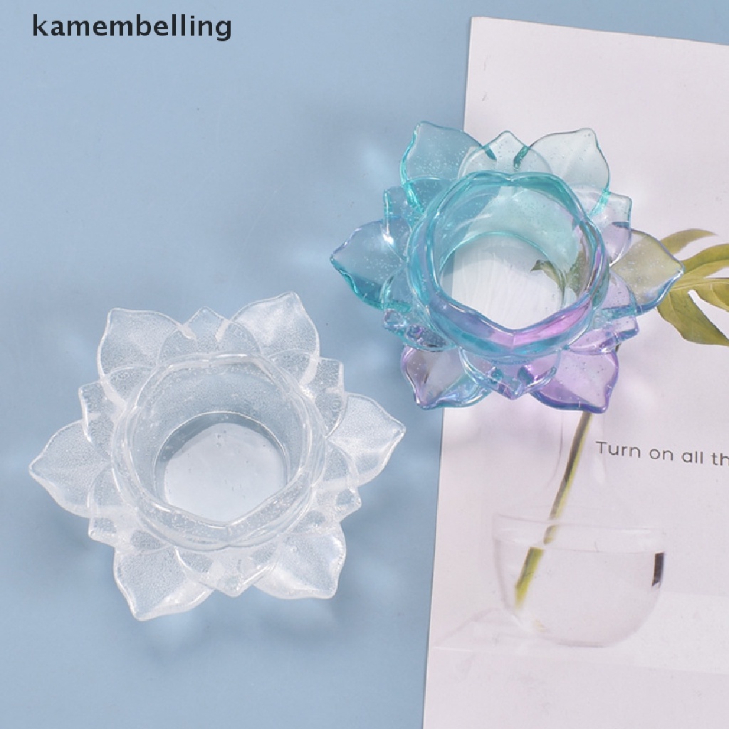 Giá Đỡ Gạt Tàn Thuốc / Trang Sức Hình Hoa Sen Bằng Nhựa Epoxy Resin DIY