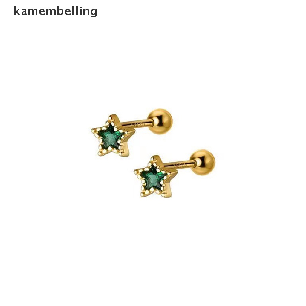 1 Đôi Khuyên Tai Đính Đá Thời Trang Cho Nữ