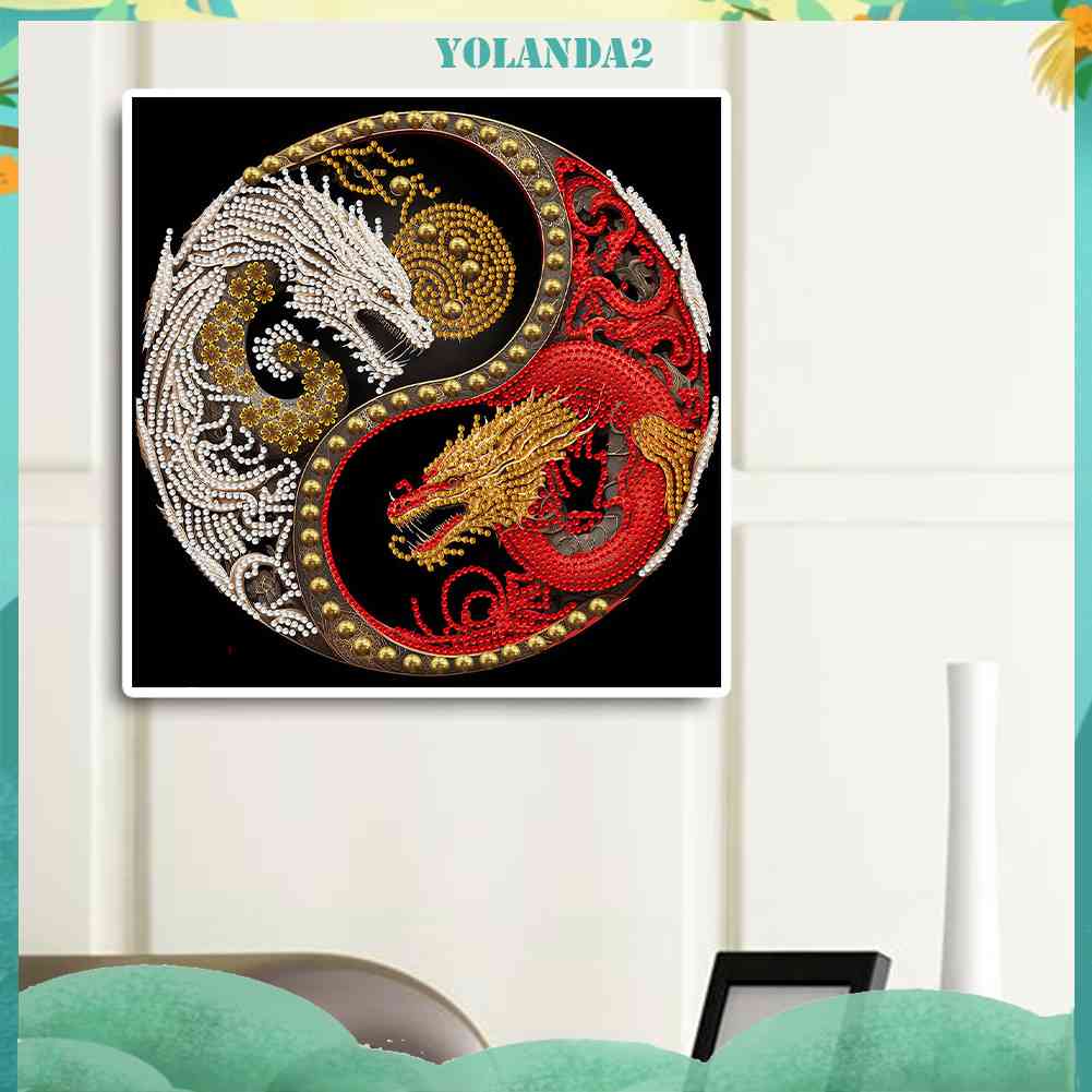 Bộ Tranh Đính Đá 5D Họa Tiết Động Vật Độc Đáo DIY Dùng Trang Trí Nhà Cửa