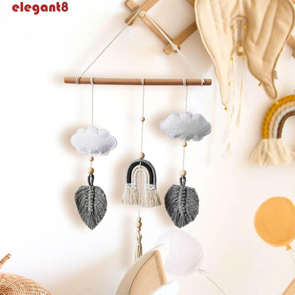 Phụ Kiện Treo Tường Trang Trí Hình Đám Mây Và Cầu Vồng Bằng Xốp