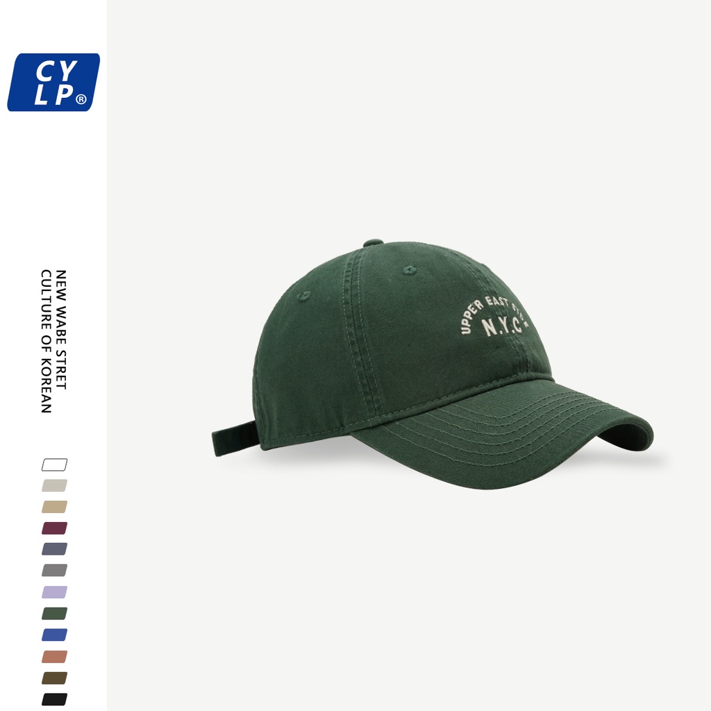 Mũ Lưỡi Trai Thêu Chữ NYC Phong Cách Hàn Quốc Chất Lượng Cao