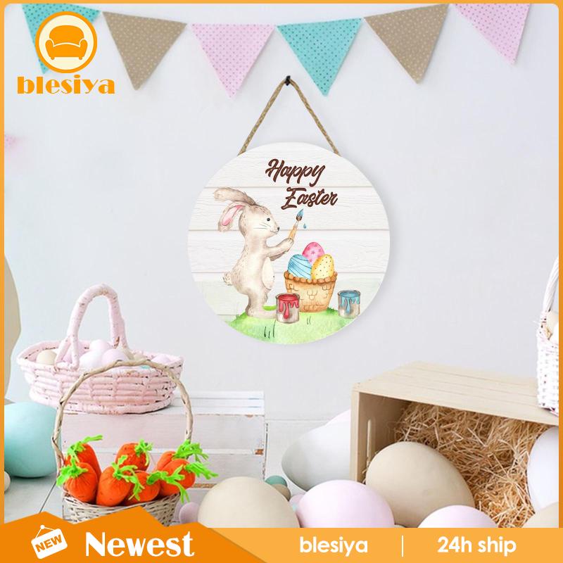 [Blesiya] Móc Treo Cửa Họa Tiết Thỏ Phục Sinh Trang Trí Nhà Cửa