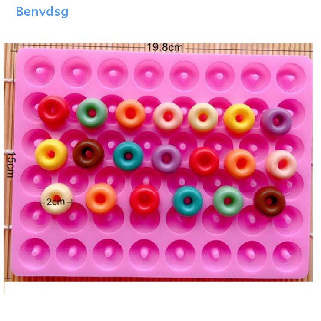 Khuôn Silicone 48 Ngăn Làm Bánh Donut Tiện Dụng