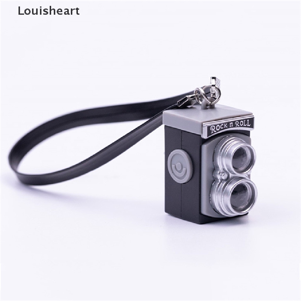 Móc Khóa Hình Máy Ảnh Có Đèn LED Xinh Xắn