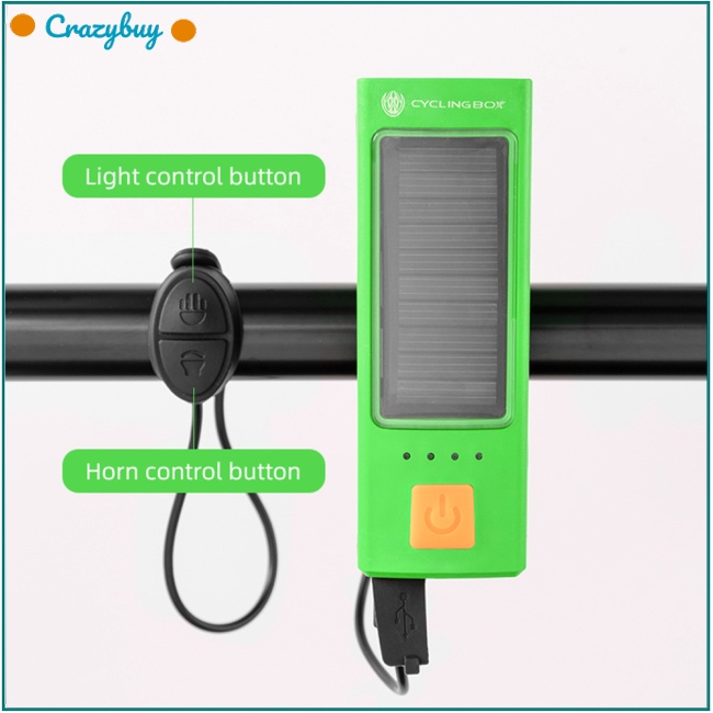 Cr Đèn Pha Năng Lượng Mặt Trời 5 Chế Độ Sạc Usb 1200mAh 400 Lumens