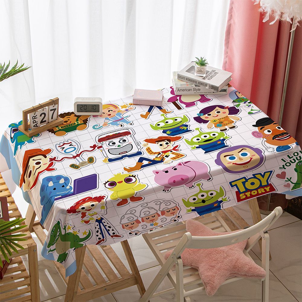 Khăn Trải Bàn Chống Thấm Nước Họa Tiết Hoạt Hình Toy Story Dễ Thương