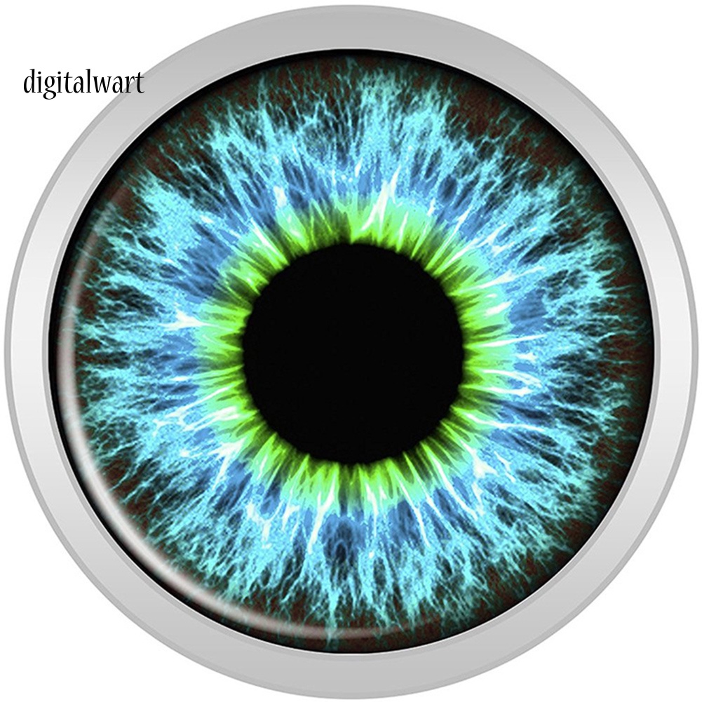 Kỹ Thuật Số| 1 Khuyên Nong Tai Hình Đôi Mắt Tráng Men