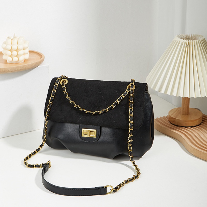 Túi Đeo Chéo Vai Bằng Da Kiểu Hình Học Thời Trang Sành Điệu Cho Nữ