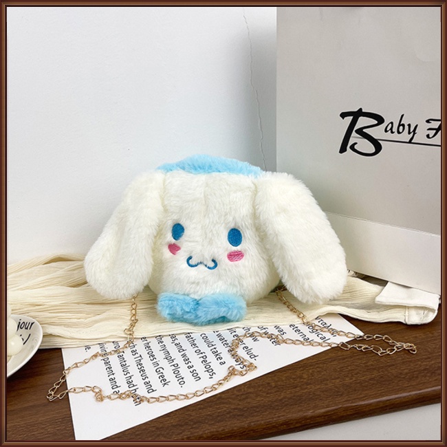 Túi Đeo Chéo Bằng Vải Bông Kiểu Hoạt Hình Dễ Thương Dành Cho Bé Gái