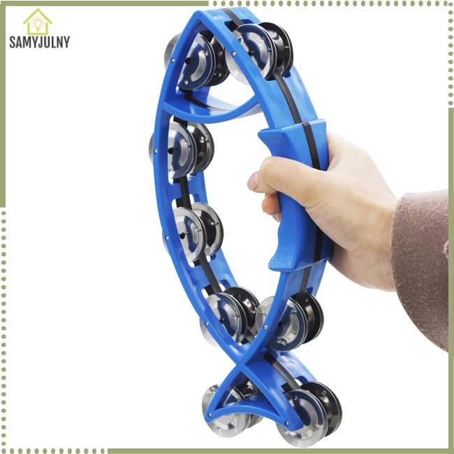 Trống Lục Lạc Cầm Tay Hình Cá Nhiều Màu Sắc Cho Bé