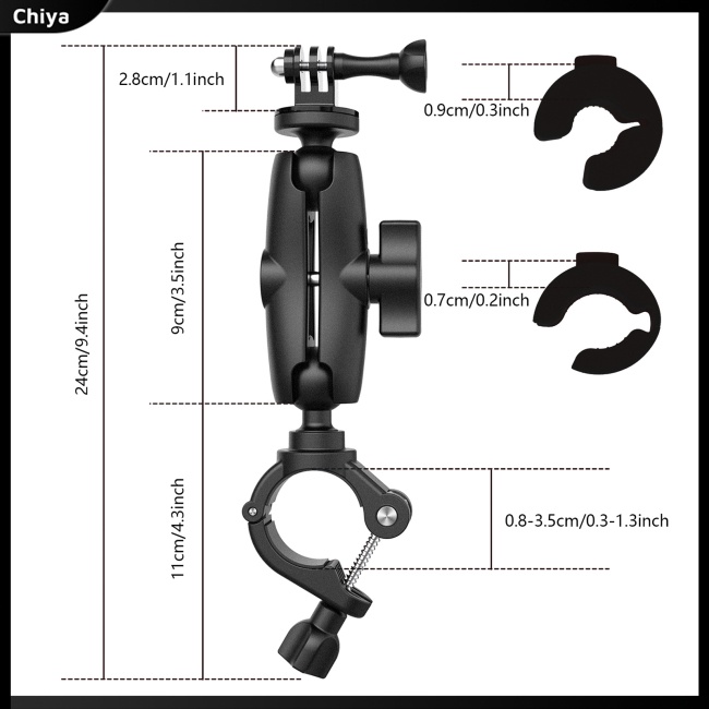 Giá Đỡ Máy Ảnh Selfie Gắn Tay Lái Xe Đạp / Mô Tô Tiện Lợi