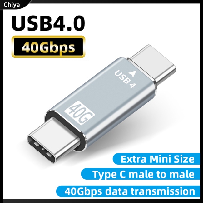 Đầu Chuyển Đổi Type-c Sang Usb 4.0 40Gbps Tốc Độ Cao + Bộ Sạc Tiện Dụng