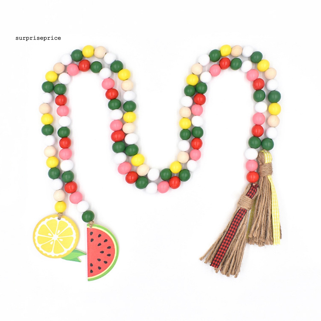 Vòng Hoa Hạt Gỗ Tua Rua Xếp Tầng Di Động Mùa Hè Cho Phòng Ngủ / SPA