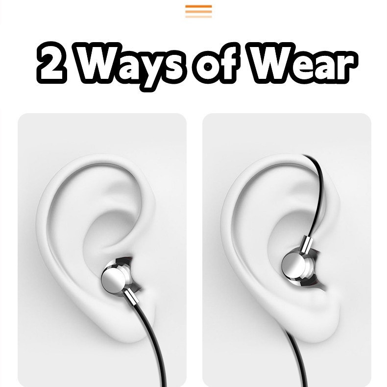 Tai Nghe Nhét Tai Jack 3.5mm Có Nút Điều Khiển Âm Lượng