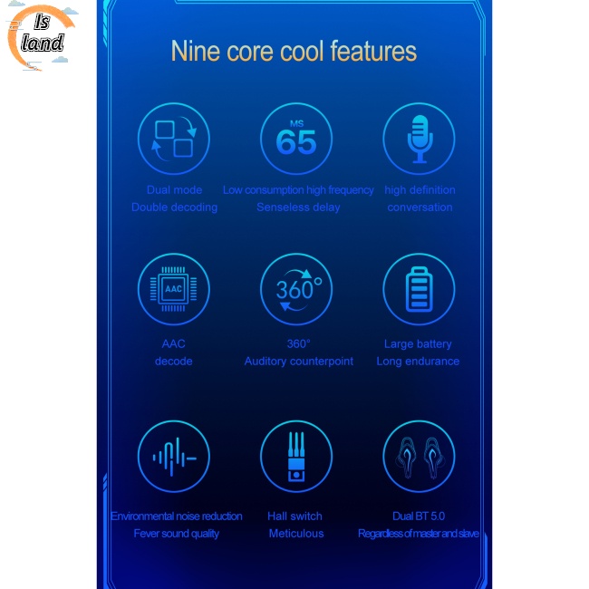 Tai Nghe Bluetooth Không Dây Tws 3 Chế Độ Dùng Chơi Game / Chơi Game Có Thể Gọi Điện Thoại