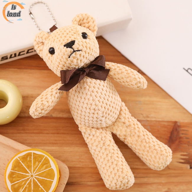 Móc Khóa Gấu Bông 18cm Dễ Thương Dùng Làm Quà Tặng