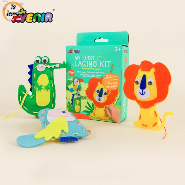 Bộ Dụng Cụ May Vá Thủ Công Hình Động Vật Hoạt Hình Diy Cho Bé