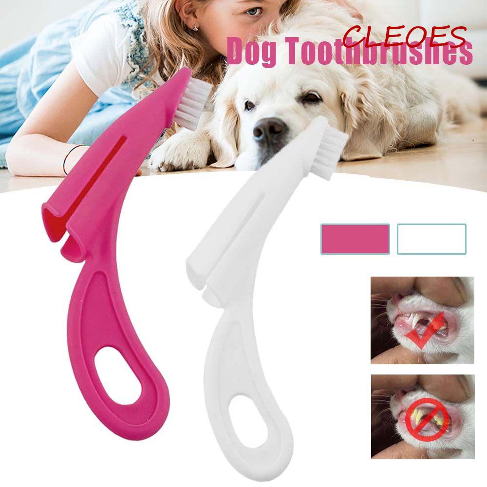 Bàn Chải Đánh Răng Bằng Cao Su CLEOES Cho Thú Cưng