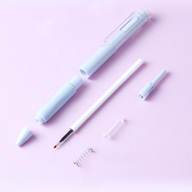 PVN59042 Bút Bi Mực Đen Ngòi 0.5mm Thiết Kế Đơn Giản Cho Học Sinh