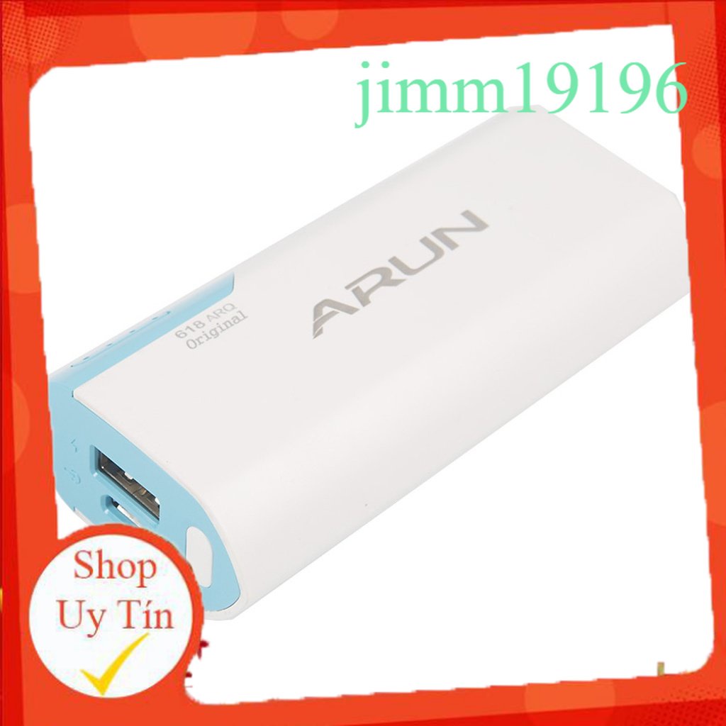 Pin sạc dự phòng Arun 5600 mAh - chính hãng(trắng) (jimmychan168)