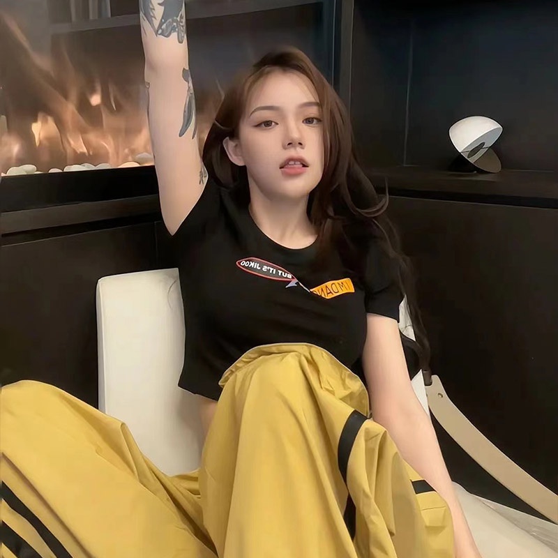 Áo thun YEYA ngắn tay in họa tiết thời trang xinh xắn cho nữ