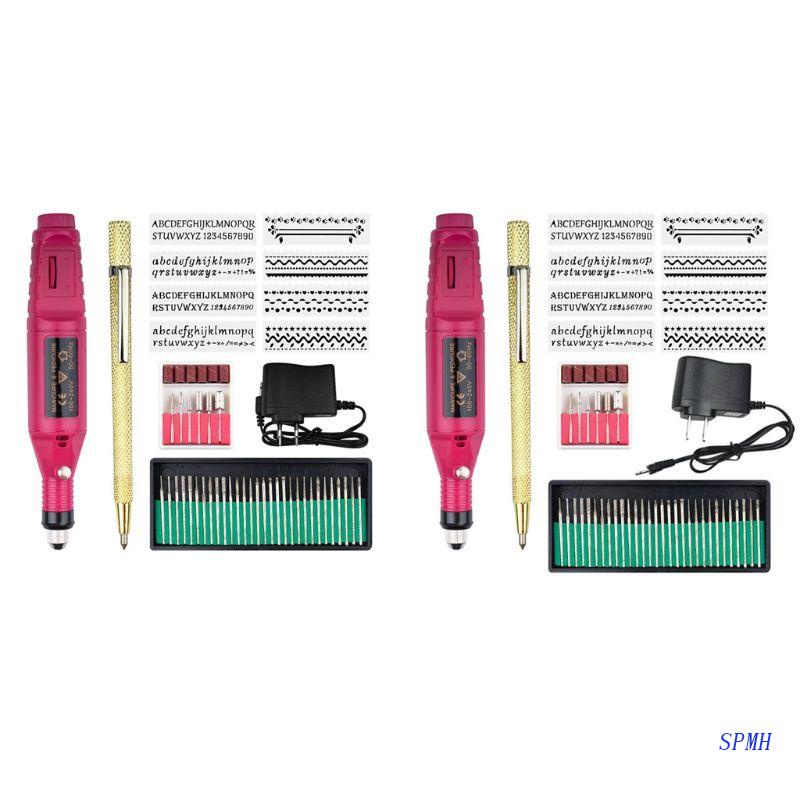 Bút Khắc Điện Tử Tốc Độ Điều Chỉnh Được Cho Kính / Kim Loại / Gốm Sứ