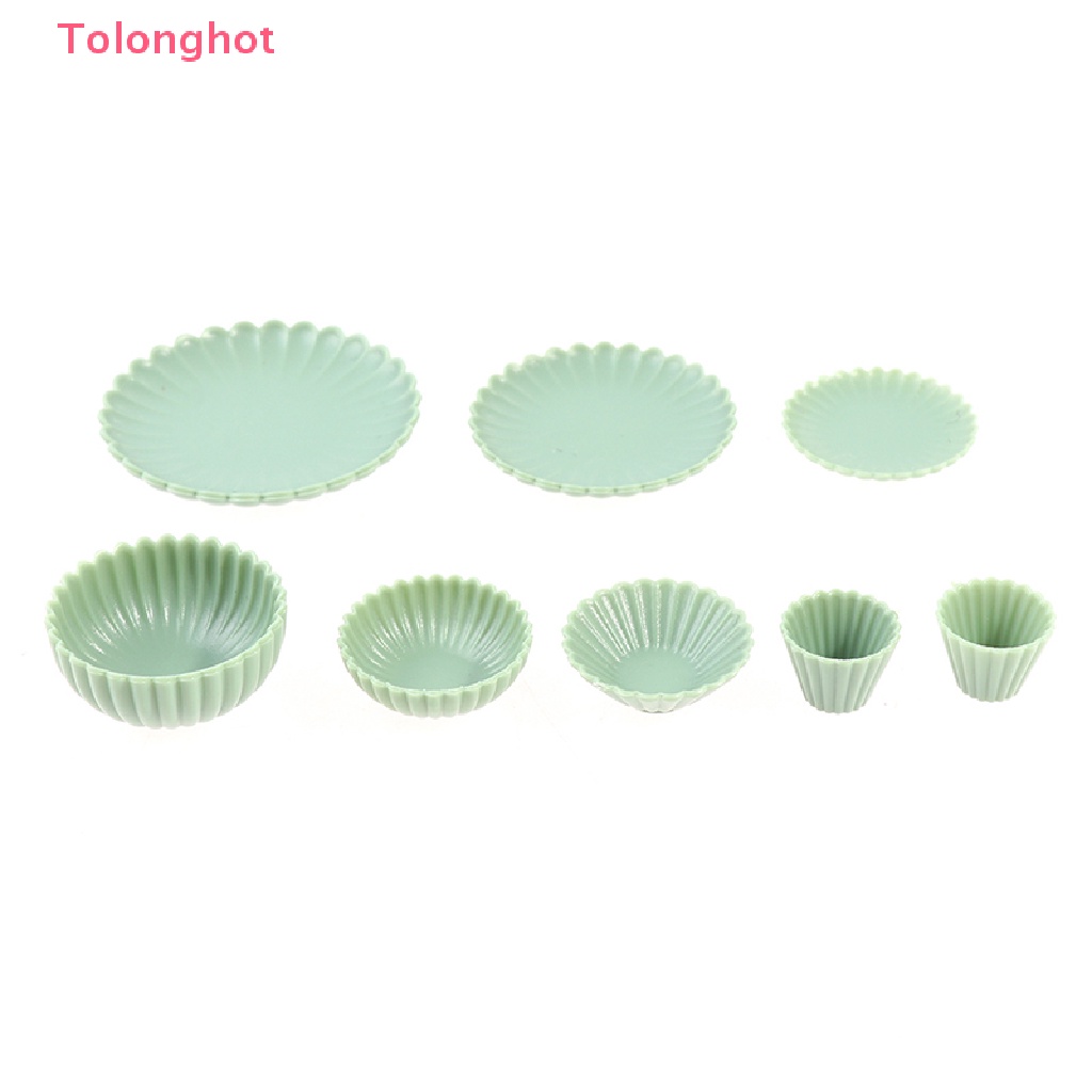 Set 8 Món Đồ Nội Thất Cho Nhà Búp Bê Tỉ Lệ 1: 6