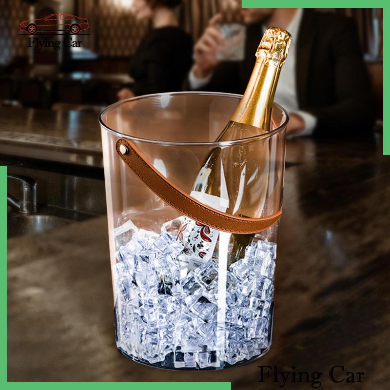 Xô Đựng Đá Dày Dặn Màu Trong Suốt Dễ Mang Theo Lzdjfmy2