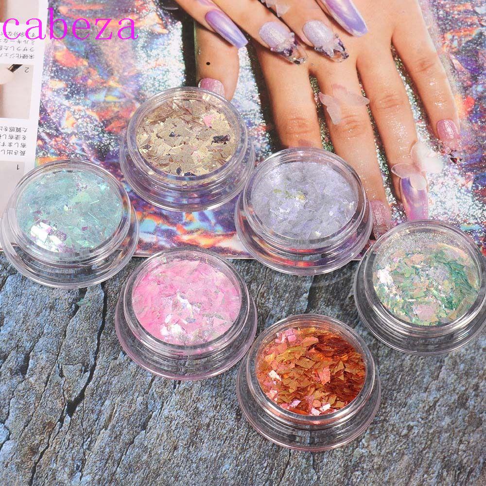 Hộp Lá Nhôm Màu Holographic Dùng Trang Trí Móng Tay Nghệ Thuật