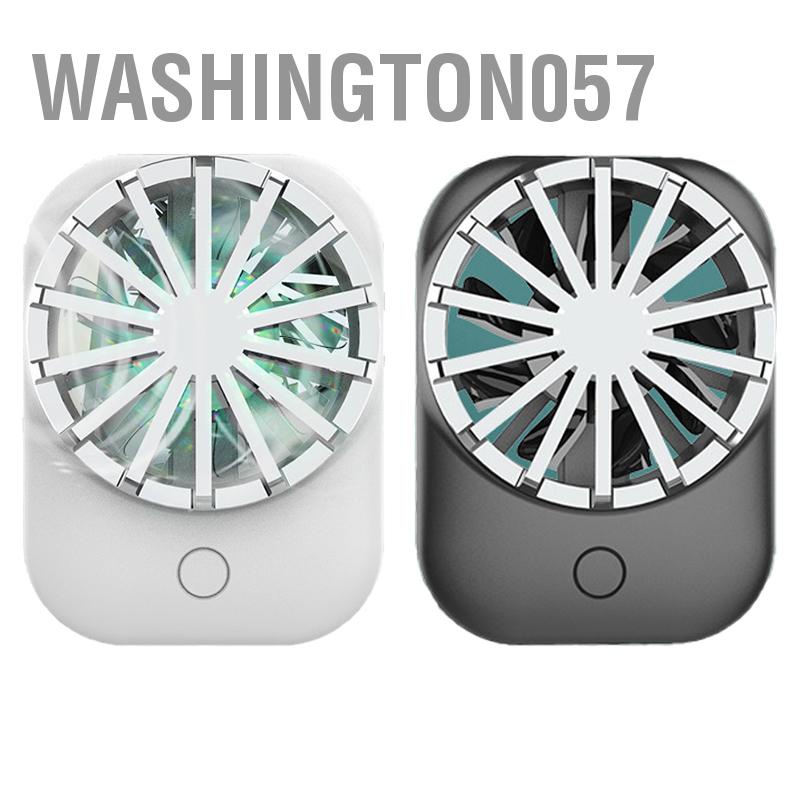 Washington057 Điện Thoại Di Động Làm Mát Quạt Tản Nhiệt Game USB Không Dây Lưng Kẹp Thoáng Gió Có Thể Điều Chỉnh