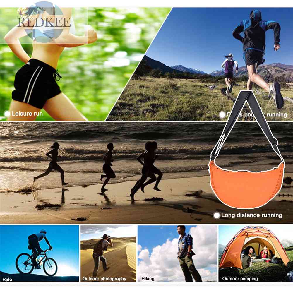 Túi Đeo Hông Đựng Điện Thoại Bằng Nylon Chống Nước Thoáng Khí Thể Thao Ngoài Trời